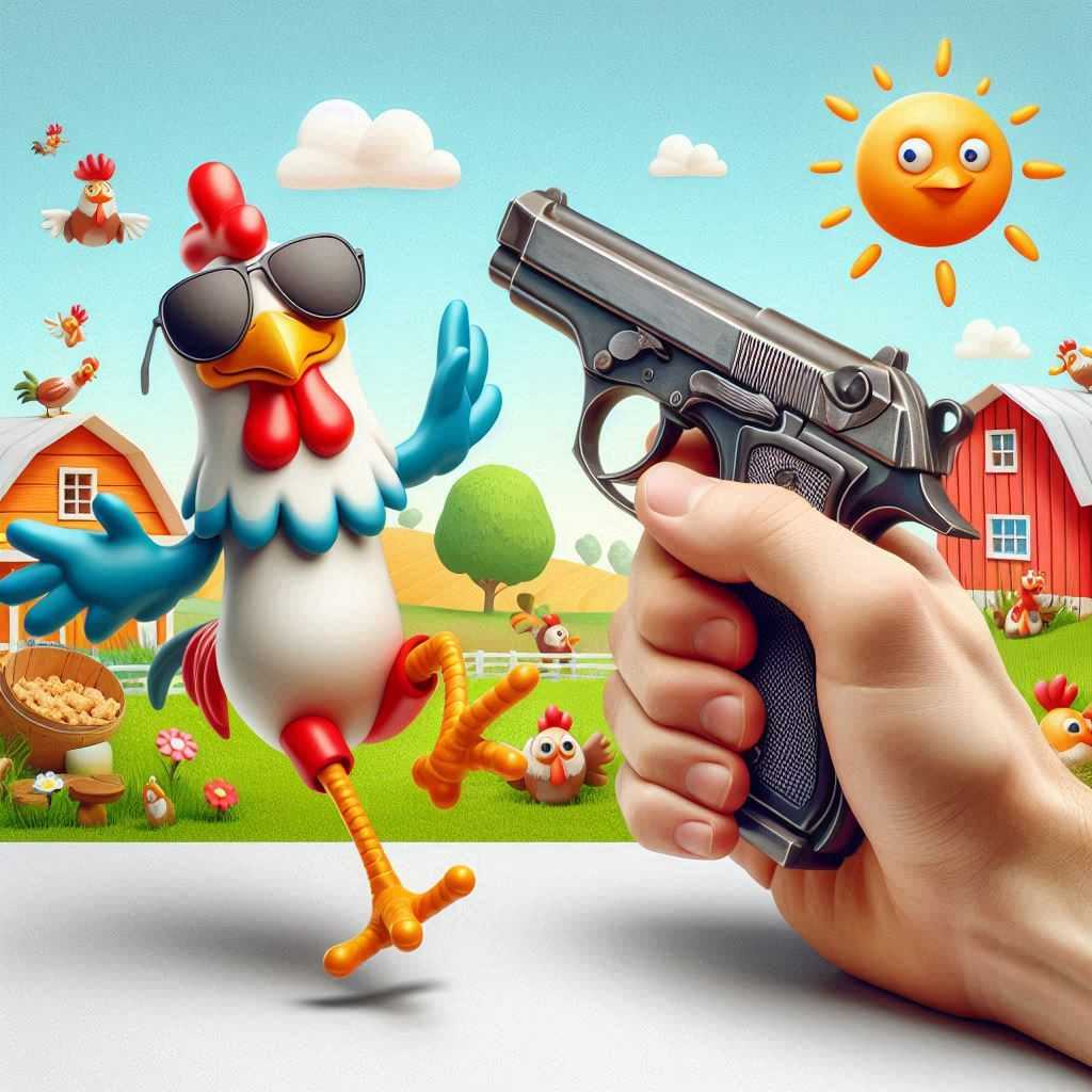 buy BB gun to shot a rooster